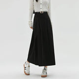 Chic Vintage High Waist Casual Skirt for Women