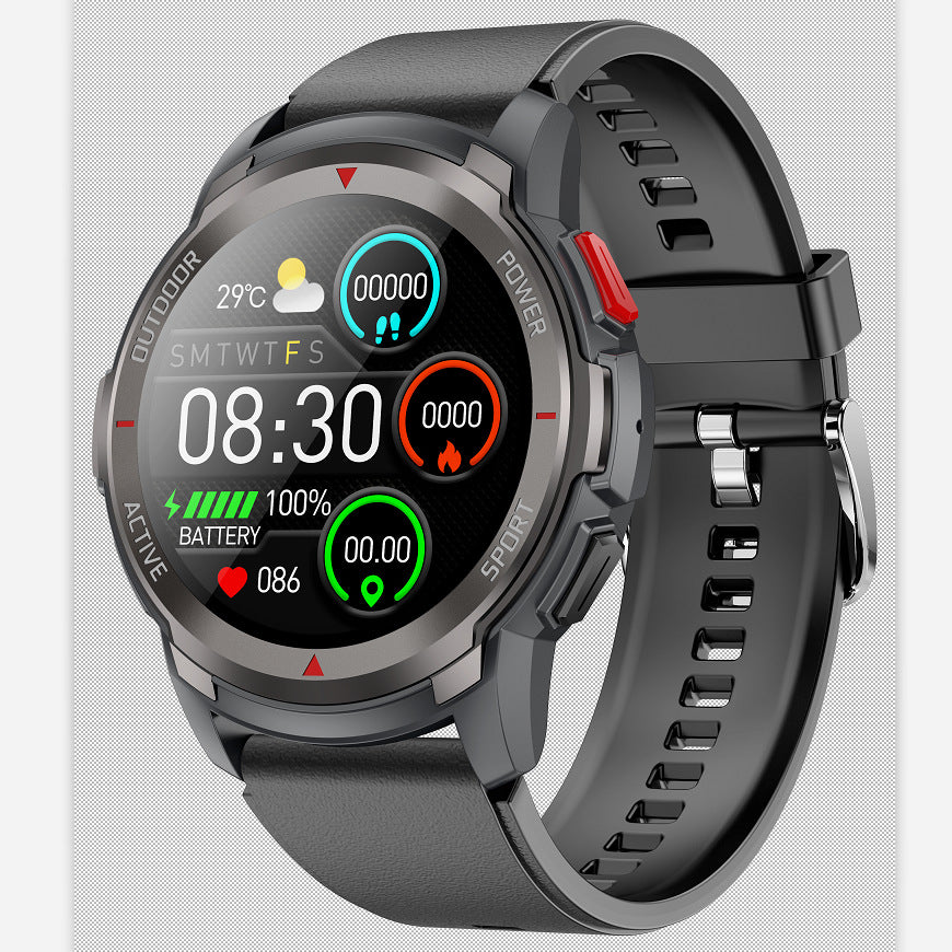 Heart Rate Blood Oxygen Monitoring Multi-sports Weather Bluetooth Calling Smart Watch - Dazpy