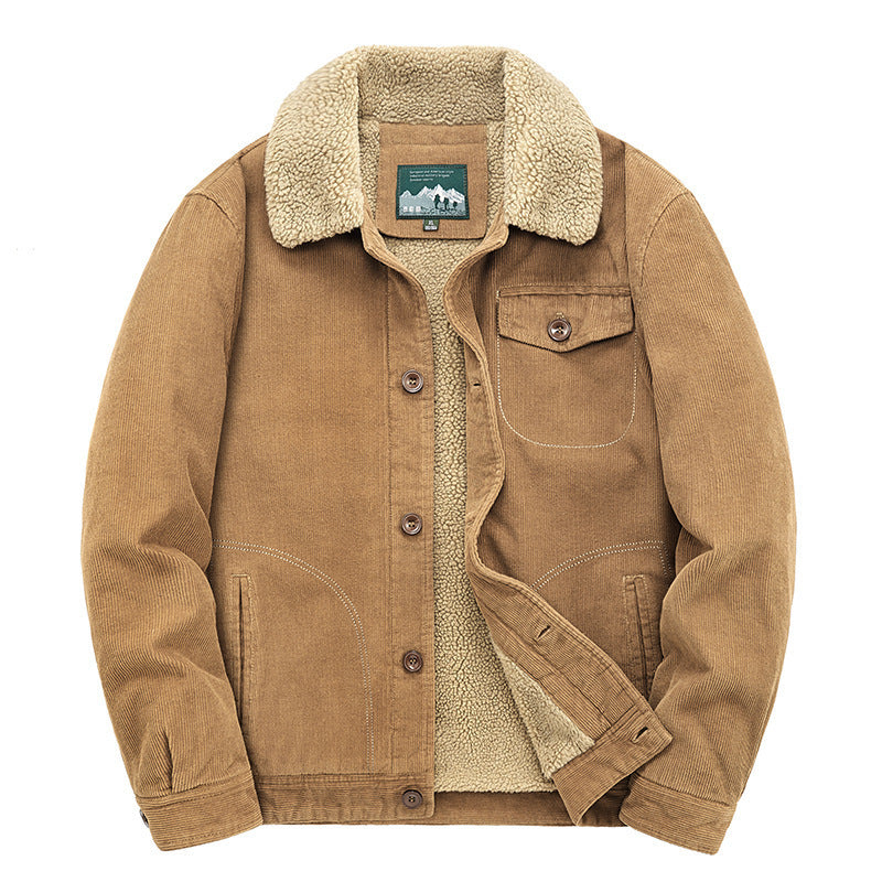 Fashion Personality Retro Corduroy Jacket For Men