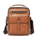 Pu Men's Messenger Bag Trendy Retro - Dazpy