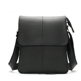 Leather Messenger Bag Vertical Casual Men's Shoulder - Dazpy