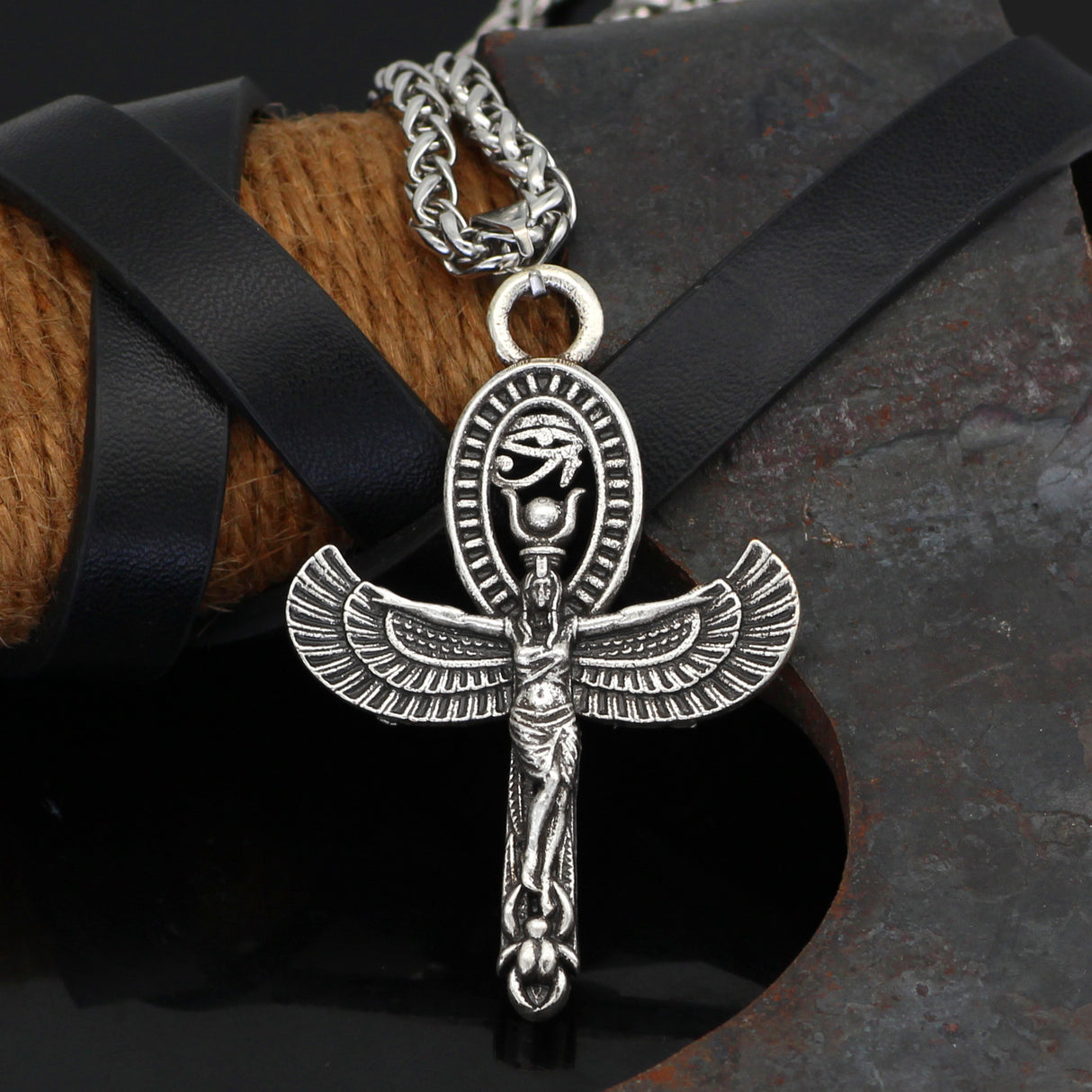 Personalized Wing Goddess Pendant Men's Accessories - Dazpy