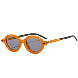 Modische ovale Sonnenbrille für Herren