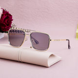 Vintage Square Oversized Sunglasses