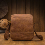 First Layer Cowhide Men's Messenger Casual Business Men's Bag - Dazpy