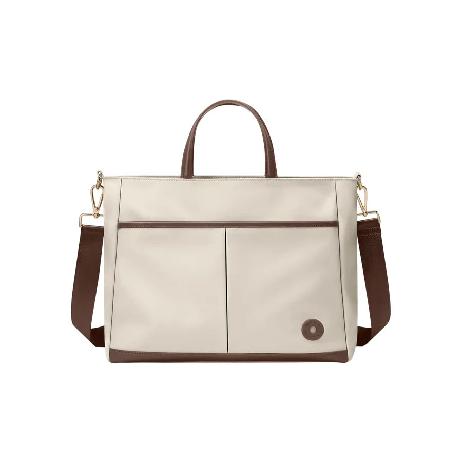 Bolso de hombro de nailon ligero y elegante para mujer