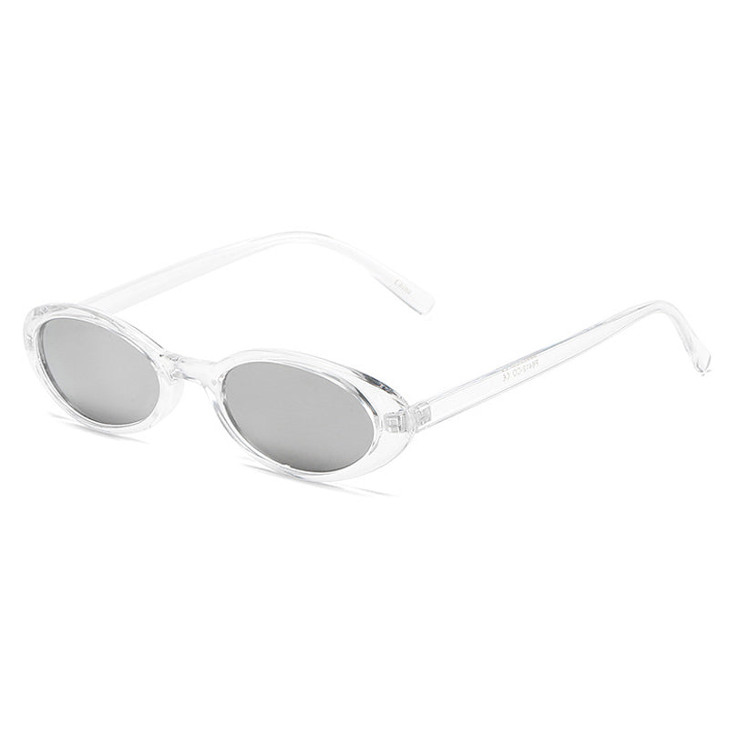 Schicke ovale Retro-Sonnenbrille für Damen