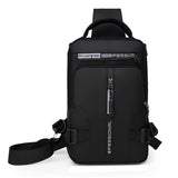 Men's Casual Fashion USB Charging Crossbody Shoulder Bag - Dazpy