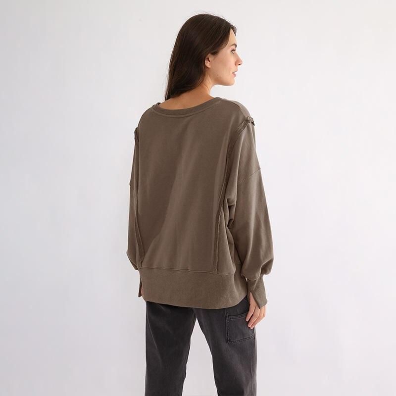 Schickes Oversize-Sweatshirt aus Baumwolle