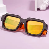 Gafas de sol rectangulares retro con estilo