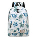 Fashion Printed Backpack Female Student - Dazpy