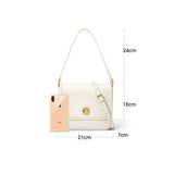 Elegant Pleated Crossbody Shoulder Bag for Women