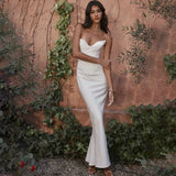 Elegant Off-Shoulder Fishbone Bodycon Maxi Dress