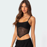 Chic Mesh Slim Cami Top