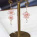 Cherry Blossom Mismatch Decorative Face Earrings - Dazpy