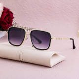 Vintage Square Oversized Sunglasses