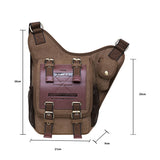 Canvas Retro Messenger Bag Men - Dazpy