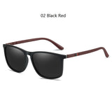 Square Vintage Polarized Sunglasses