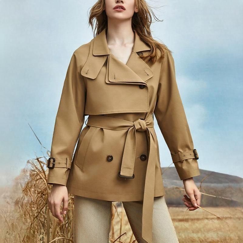 Schicker, lässiger Trenchcoat zum Schnüren für Damen