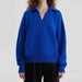 Women's V-Neck Polo Sweater