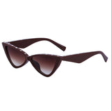 Rivet Cat Eye Sunglasses