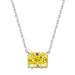 Women's Sterling Silver Zircon Necklace Versatile - Dazpy