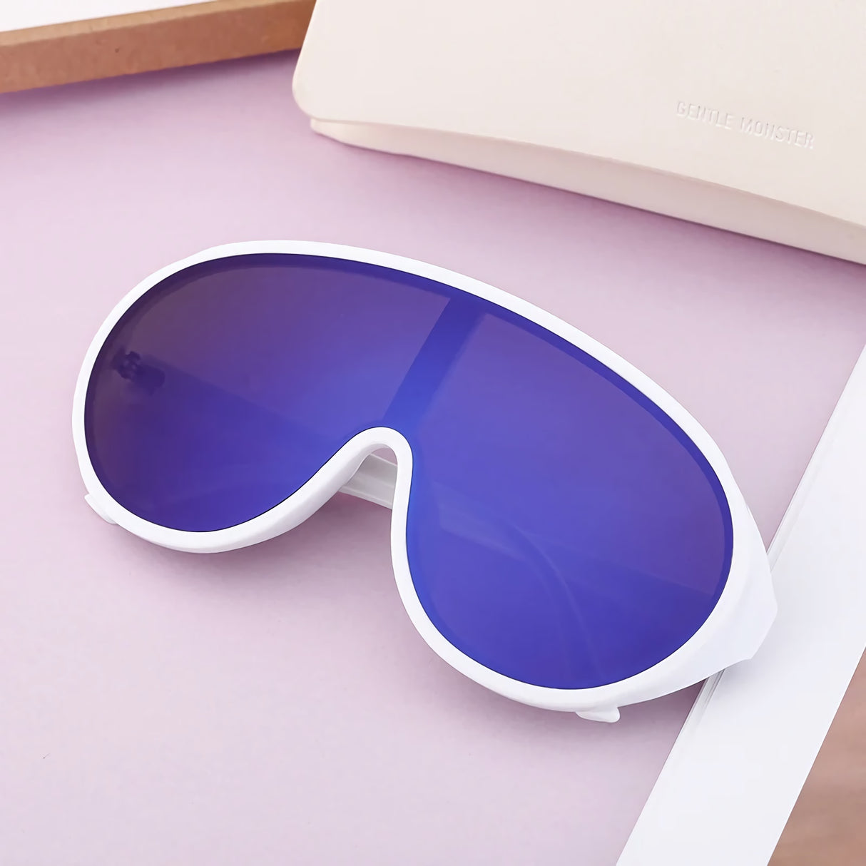 Oversized Shield Sunglasses