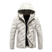 Trendy Korean Style Handsome Short Hooded Down Jacket