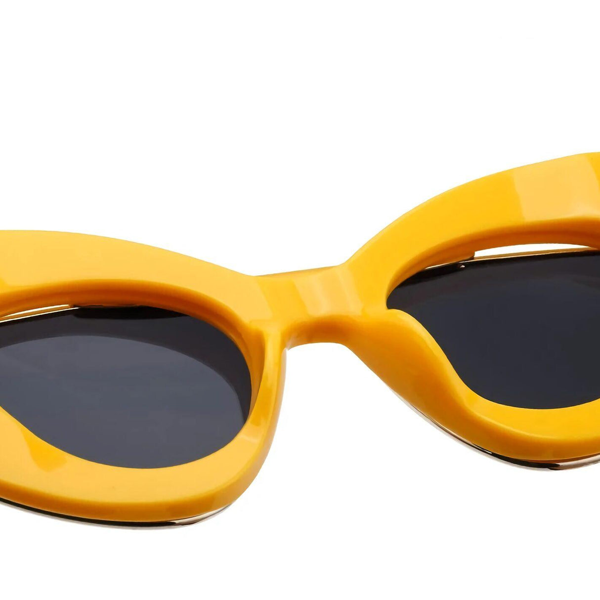 Gafas de sol geométricas de doble montura