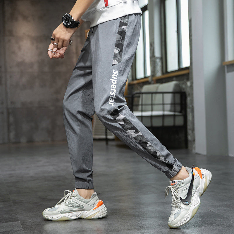 Men's casual pants loose guard pants Korean trend