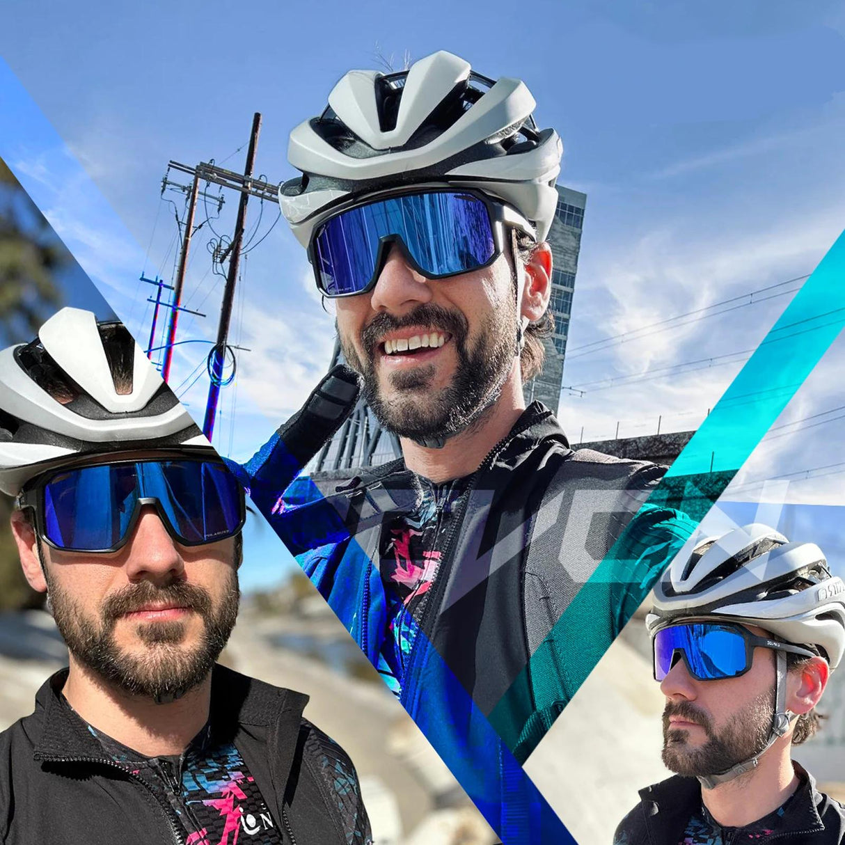 Gafas de sol fotocromáticas polarizadas con protección UV400 para múltiples deportes: gafas de alto rendimiento para ciclismo, carreras y aventuras al aire libre