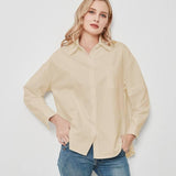 Elegant Vintage Casual Oversize Blouse