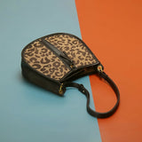 Leopard Saddle Shoulder Bag