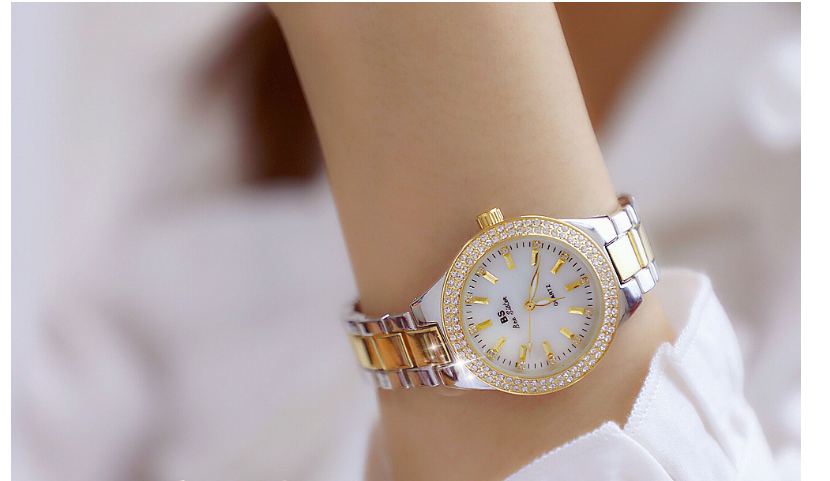 High-end linked watch full diamond female watch - Dazpy