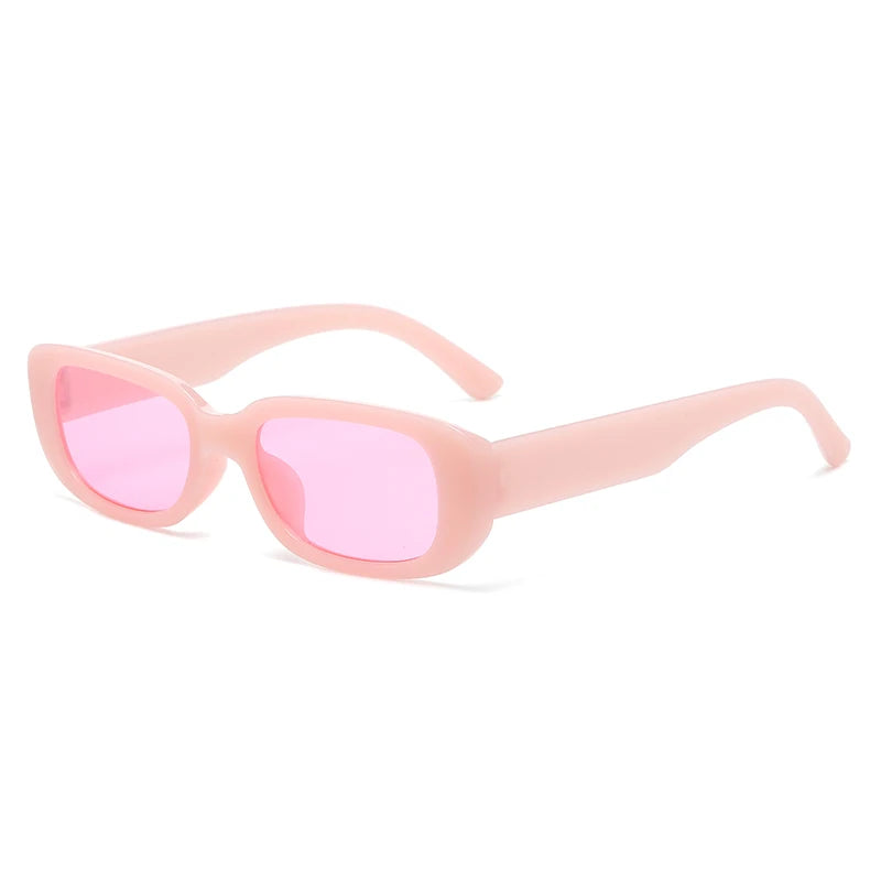 Trendy quadratische Retro-Sonnenbrille für Damen