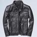 Lapel Motorcycle Leather Men's Casual Retro Leather Jacket Coat