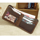 Men's handmade leather wallet - Dazpy