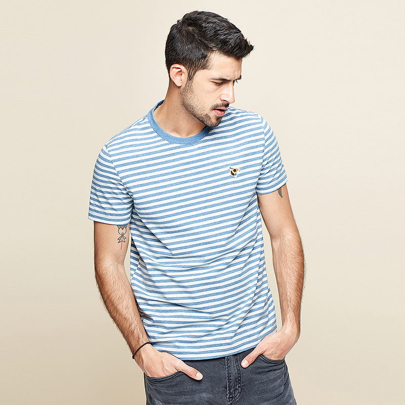 Men's striped T-shirt