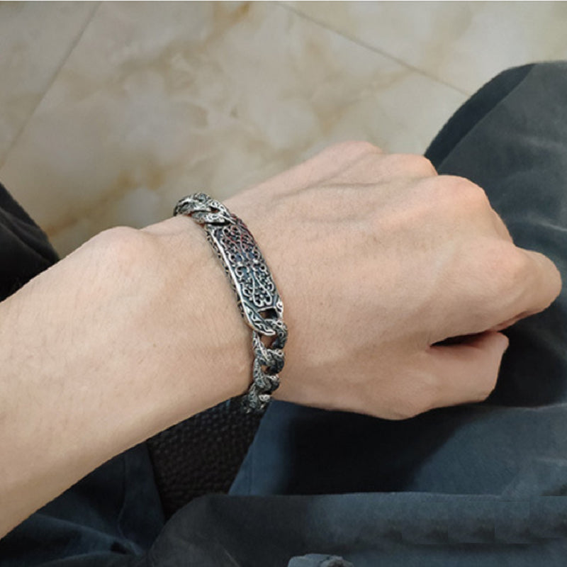 New Fashion Men's Bracelet Auspicious Pattern - Dazpy