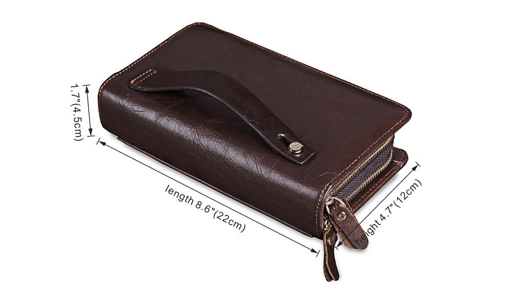 Men's Small Bag Business Men Leather Wallet - Dazpy