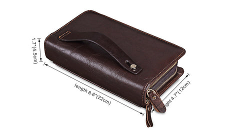 Men's Small Bag Business Men Leather Wallet - Dazpy