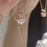 Whale Alloy Fashionable Versatile Necklace - Dazpy