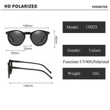 2024 Retro Runde Polarisierte Sonnenbrille UV400