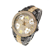 New Full Diamond Large Dial Hip-hop Men's Watches - Dazpy