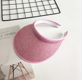 Adult Topless Sun Hat Visor Cap