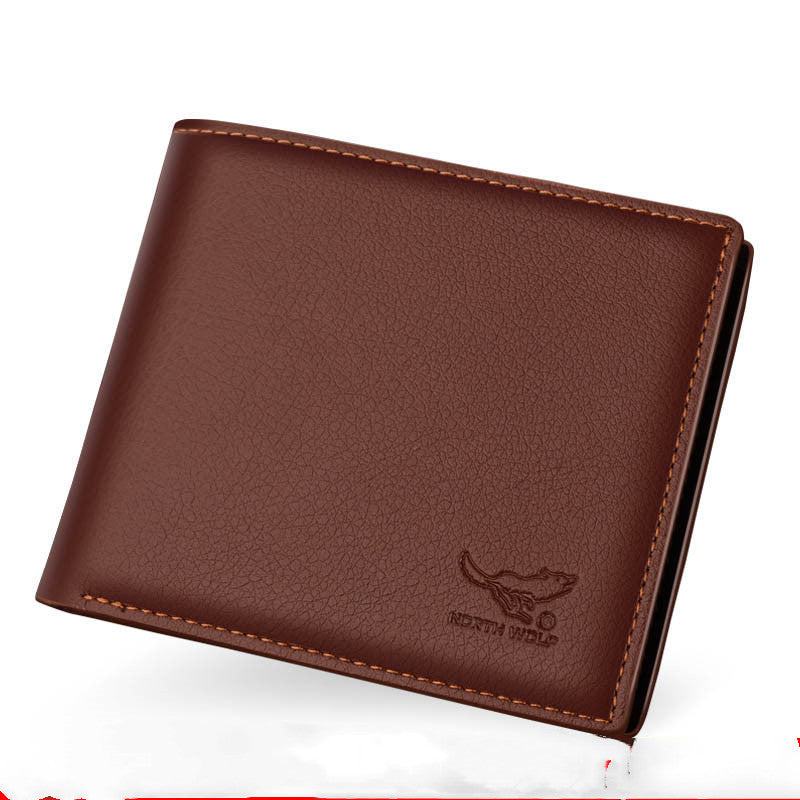 Wallet men's short zipper Korean wallet - Dazpy