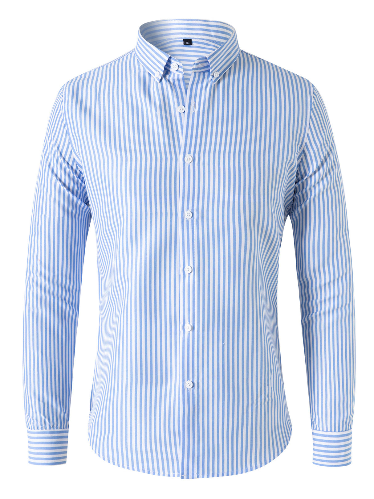 Men's Korean Style Striped Shirt Long Sleeve