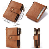 Antimagnetic leather wallet - Dazpy