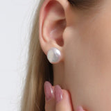 Design Highlight Natural Freshwater Pearl Stud Earrings - Dazpy