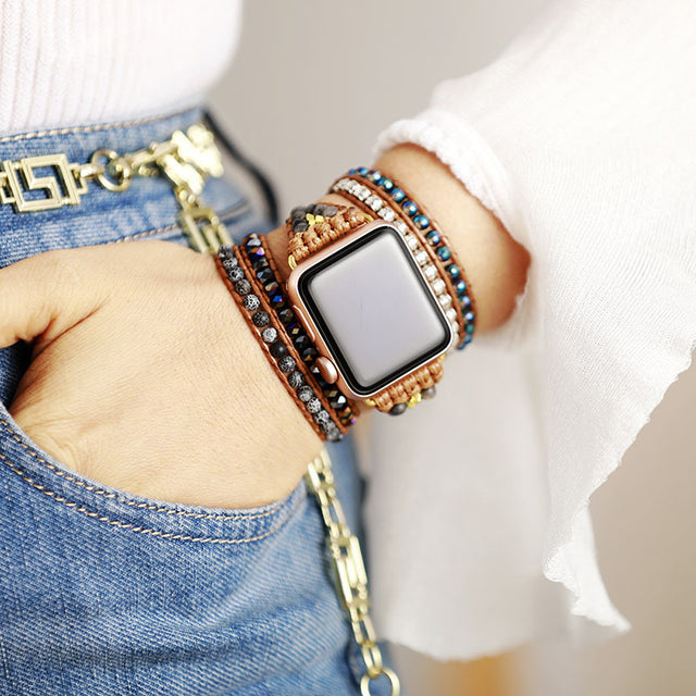 Agate Woven Bohemian Watch Strap - Dazpy